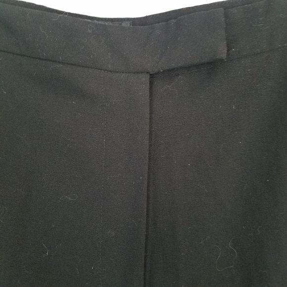 Vintage Briggs New York High Waisted Pleated Wide Leg Black Trousers - Picture 4 of 6